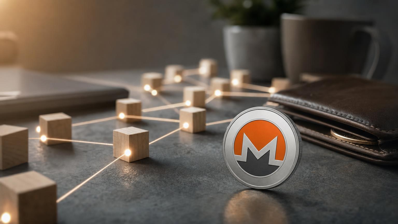 A Monero exchange order showing an XMR deposit moving through pending, confirmed, and completed transaction states